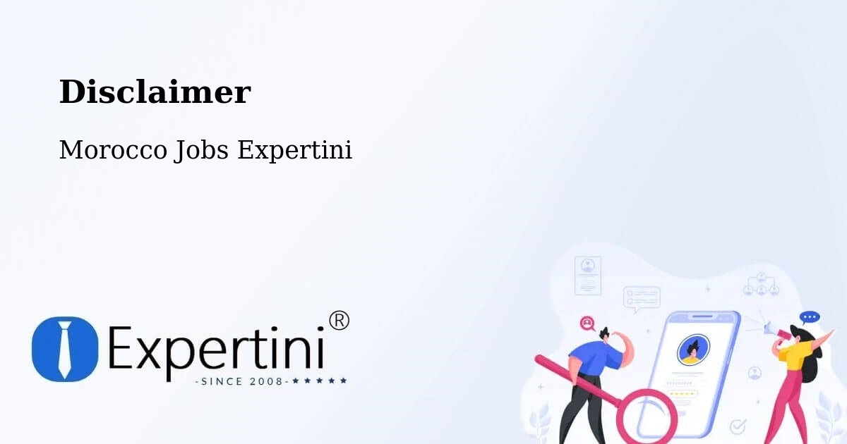 Disclaimer – Midelt - Morocco Jobs Expertini